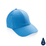 Impact AWARE™ 6 panel 280gr gerecycled katoenen cap, tranquil blue