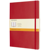 Classic XL softcover notitieboek - gelinieerd - Scarlet rood