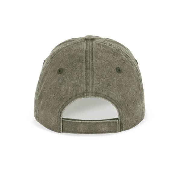 Vintage-Kappe - Dad cap Washed Organic Khaki One Size