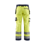 High Vis werkbroek met gereedschapzakken