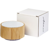 Cosmos bamboe Bluetooth® speaker - Naturel/Wit