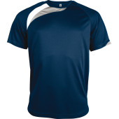 Kids' short-sleeved jersey Sporty navy/White/Storm grey 12/14 years