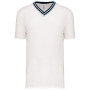 University t-shirt White / Navy XL