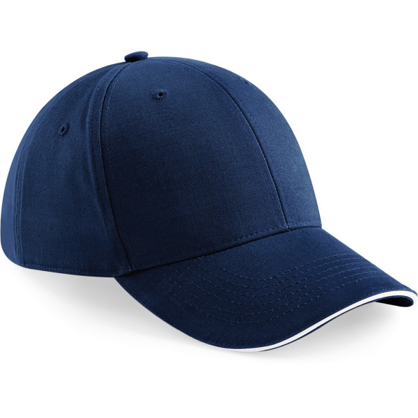 6-Panel-Cap Athleisure French Navy / White One Size