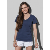 Stedman T-shirt V-Neck Classic-T SS for her 532c blue midnight L