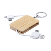 Edulis - sleutelhanger met USB-oplaadkabel