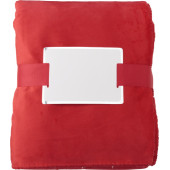 Polyester (190gr/m2) deken Margot rood
