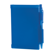 Notitieboekje A7 met pen in hard pvc omslag
