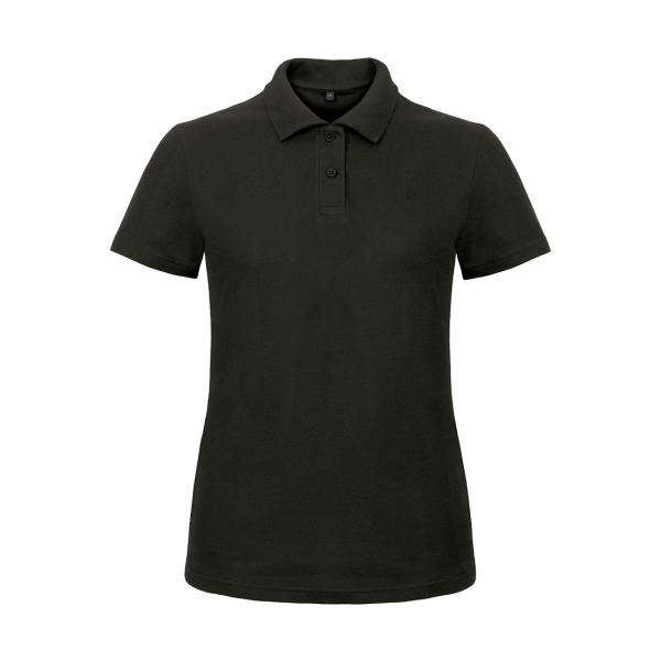 ID.001/women Piqué Polo Shirt - Black - 2XL