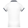 Dames-sportpolo White / Sporty Navy XL