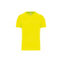 Heren-sport-t-shirt V-hals Fluorescent Yellow XS