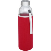 Bodhi 500 ml glazen drinkfles - Rood