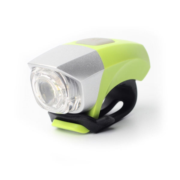Visto Cube Rechargeable front Light - green