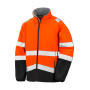 Printable Safety Softshell - Fluorescent Orange/Black - S