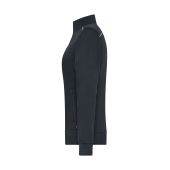 Ladies' Workwear Sweat-Jacket - SOLID - - carbon - 4XL