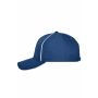 MB6234 6 Panel Workwear Cap - SOLID - - dark-royal - one size