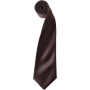 'Colours' Satin Tie Brown One Size