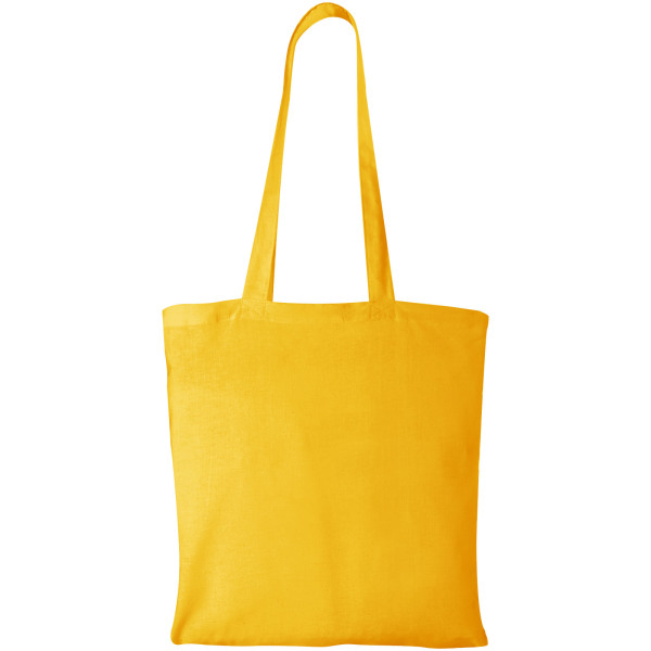 Carolina 100 g/m² cotton tote bag 7L - Yellow