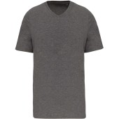 Heren-t-shirt Supima® V-hals korte mouwen Grey Heather S