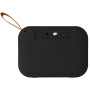 Fashion fabric Bluetooth® speaker - Solid black