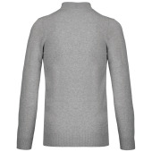 Premium cardigan met rits Light grey heather XS