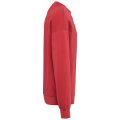 Ecologische oversized uniseks sweater met ronde hals Terracotta Red XS