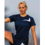 Spiro Lady Dash Training Shirt - Navy/White - XS