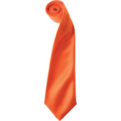 'Colours' Satin Tie Orange One Size