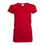 Lemon & Soda T-shirt V-neck cot/elast SS for her 187c Red-XL Lemon & Soda T-shirt V-neck cot/elast SS for her 187c Red-XL