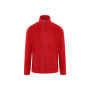 JM 37 Men's Workwear Fleece Jacket Warm-Up, from Sustainable Material , 100% GRS Certified Recycled Polyester - red - XL