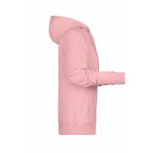 8023 Ladies' Hoody roze-melange XL
