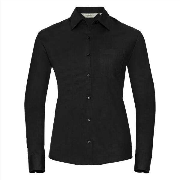 Russell Ladies LSL Classic Pure Cotton Poplin Shirt