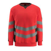 hi-vis rood/donkerantraciet