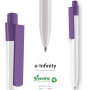 Ballpoint Pen e-Infinity Recycled White Purple