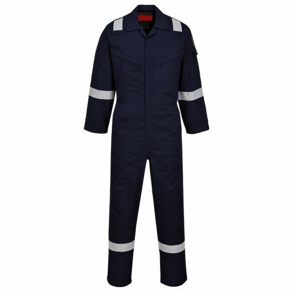 Araflame Silver Coverall Navy