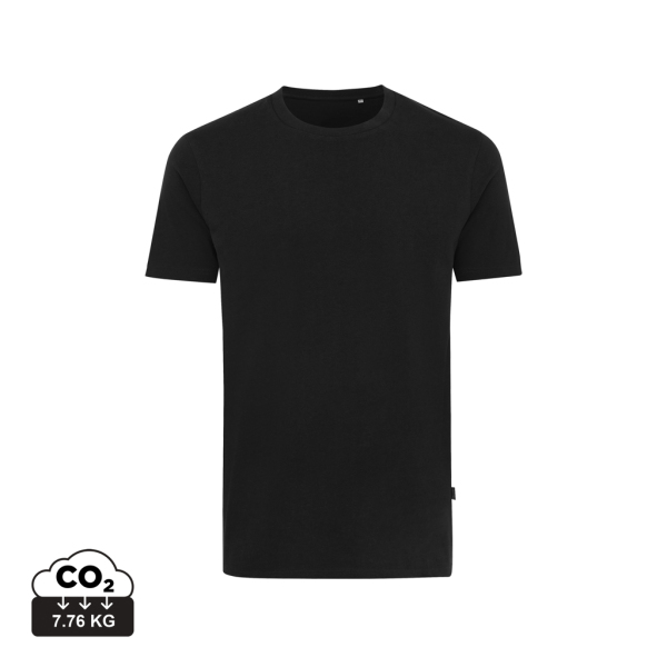 Iqoniq Bryce gerecycled katoen t-shirt, zwart