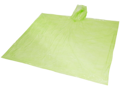 Ziva wegwerp regenponcho met opbergtasje