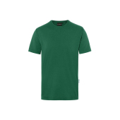 TM 9 Men's Workwear T-Shirt Casual-Flair, from Sustainable Material , 51% GRS Certified Recycled Polyester / 46% Conventional Cotton / 3% Conventional Elastane - forest green - L