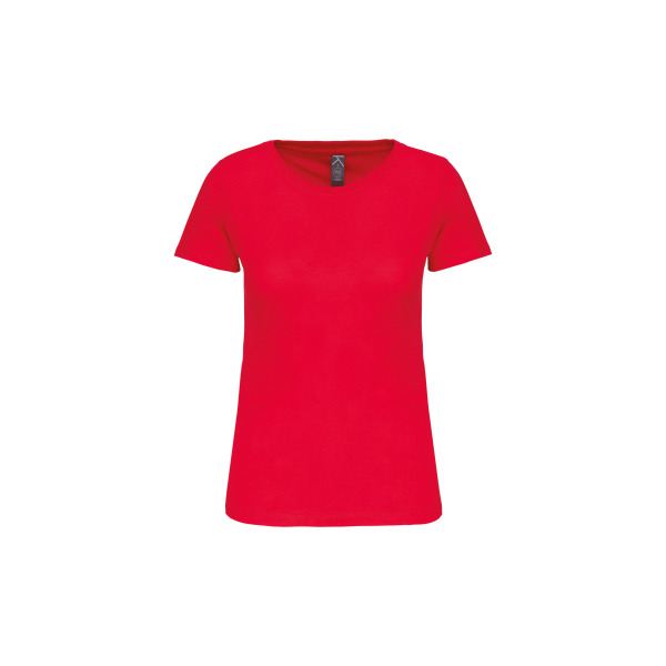 Dames-t-shirt BIO150 ronde hals Red XS