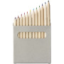 Tallin 12-piece coloured pencil set - Light grey