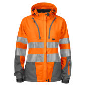 6423 Functional Jacket HV Lady Orange/Grey 3XL