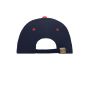 MB024 6 Panel Sandwich Cap - navy/red/navy - one size