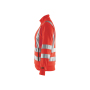 Dames Sweatshirt met rits High Vis
