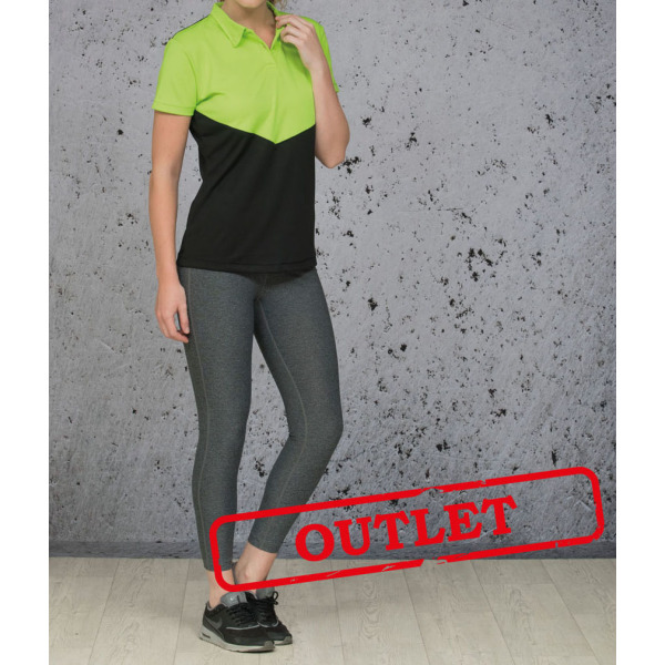 L&S Polo Contrast Sport SS for her