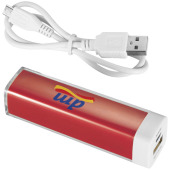 Flash powerbank 2200 mAh - Rood
