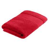 Handdoek 100x50cm katoen 450gr/m² rood