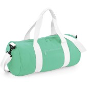 Original Barrel Bag Mint Green / White One Size