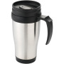 Sanibel 400 ml insulated mug - Silver/Solid black