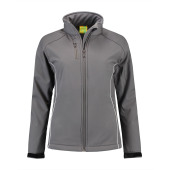 L&S Jacket Softshell for her Pearl Grey XXL