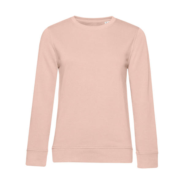 Organic Crew Neck /women French Terry - Soft Rose - S